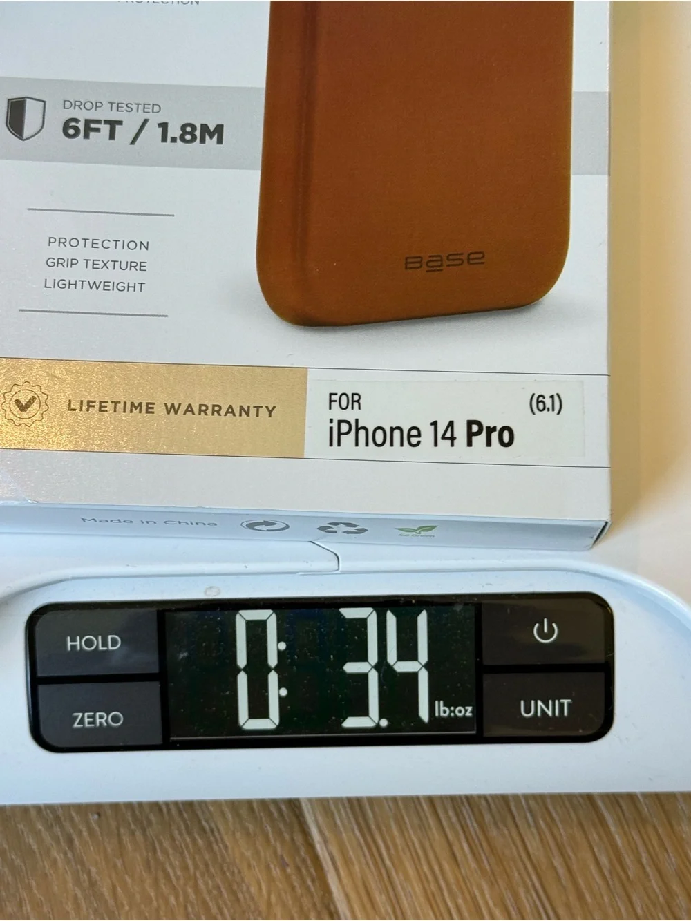 New Base Vegan Leather MagCharge Case for iPhone 14 Pro Case Brown Case